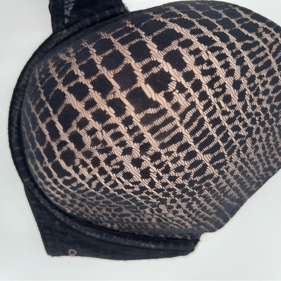 Calvin Klein 36D Black nude Lace pattern Lightly padded underwire Bra - Picture 3 of 9